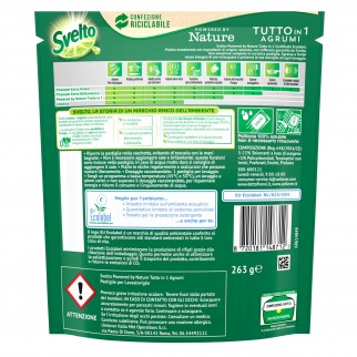 Svelto Powered By Nature Tutto in 1 Pastiglie per Lavastoviglie