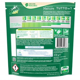 Svelto Powered By Nature Tutto in 1 Pastiglie per Lavastoviglie