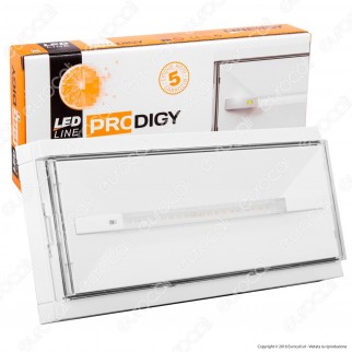 Linergy PR11F13EBI 11W Lampada d'Emergenza Anti Black Out 10 LED -