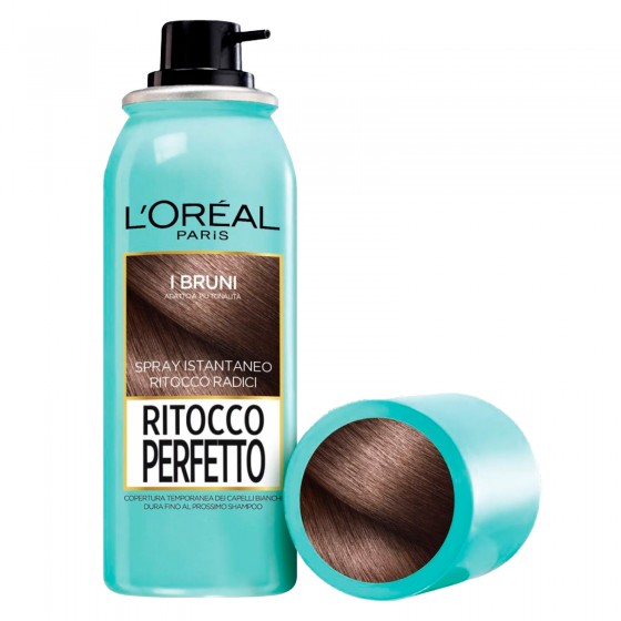 L'Oréal Paris Ritocco Perfetto Spray Per Capelli Bianchi Colore Bruno L'Oréal Paris Ritocco Perfetto Spray Per Capelli Bianchi Colore Bruno
