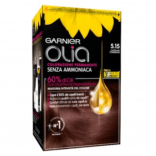 Garnier Olia Tinta Permanente per Capelli 5.15 Castano Fondente Senza