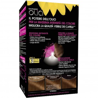 Garnier Olia Tinta Permanente per Capelli 5.3 Castano Dorato Senza