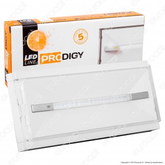 Linergy PR24F10ABR 24W Lampada d'Emergenza Anti Black Out 20 LED