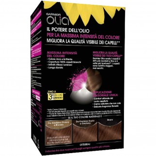 Garnier Olia Tinta Permanente per Capelli 6.35 Castano Chiaro
