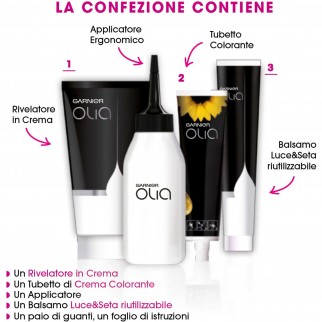 Garnier Olia Tinta Permanente per Capelli 6.35 Castano Chiaro