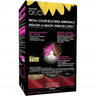 Garnier Olia Bold Tinta Permanente per Capelli 6.60 Rosso Intenso