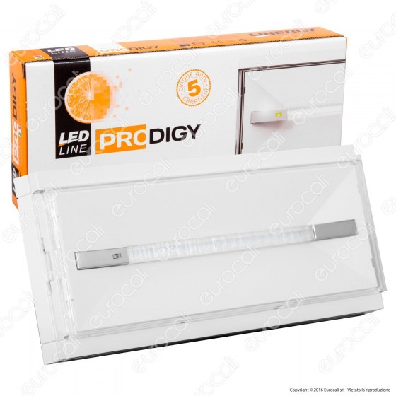 Linergy PS24F10ABR 24W Lampada d'Emergenza Anti Black Out 20 LED - Linergy PS24F10ABR 24W Lampada d'Emergenza Anti Black Out 20 LED -