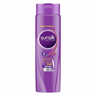 Sunsilk Shampoo Liscio Perfetto 2in1 Azione Antiumidità e Anti Crespo