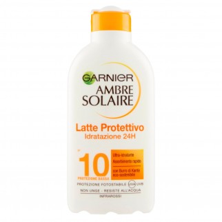 Garnier Ambre Solaire Latte Solare Protettivo Ultra-Idratante SPF 10