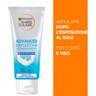 Garnier Ambre Solaire Advanced Sensitive Latte DopoSole Lenitivo con