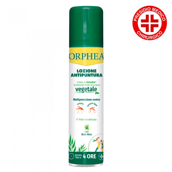 Orphea Lozione Antipuntura Spray Repellente Profumato per Zanzare Orphea Lozione Antipuntura Spray Repellente Profumato per Zanzare