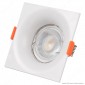 Immagine 2 - V-Tac VT-921 Portafaretto Quadrato Fisso da Incasso per Lampadine