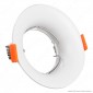 V-Tac VT-920 Portafaretto Rotondo Fisso da Incasso per Lampadine GU10 Bianco - SKU 6632