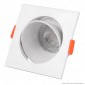 Immagine 2 - V-Tac VT-932 Portafaretto Quadrato Orientabile da Incasso per