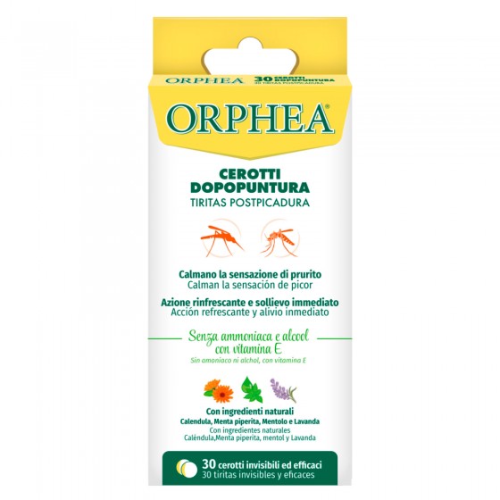 Orphea Cerotti Dopopuntura Invisibili con Vitamina E ed Estratti Orphea Cerotti Dopopuntura Invisibili con Vitamina E ed Estratti
