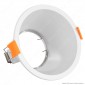 V-Tac VT-925 Portafaretto Rotondo Fisso da Incasso per Lampadine GU10 Bianco - SKU 6636