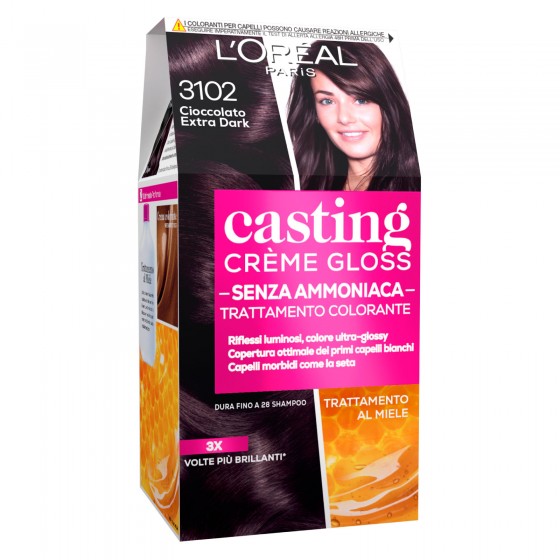 L'Oréal Casting Crème Gloss Trattamento Colorante 3102 Cioccolato L'Oréal Casting Crème Gloss Trattamento Colorante 3102 Cioccolato