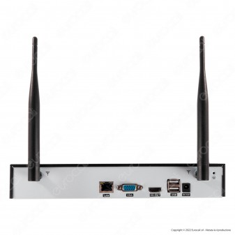 Ener-J Network Video Recorder Security CCTV System 4 Telecamere WiFi