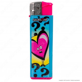 SmokeTrip Color Accendino Elettronico Large Fantasia Hearts - Serie