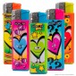 Immagine 1 - SmokeTrip Color Accendino Elettronico Large Fantasia Hearts - Serie