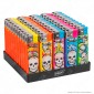 SmokeTrip Color Accendino Elettronico Large Fantasia Skull Elements - Box da 50 Accendini