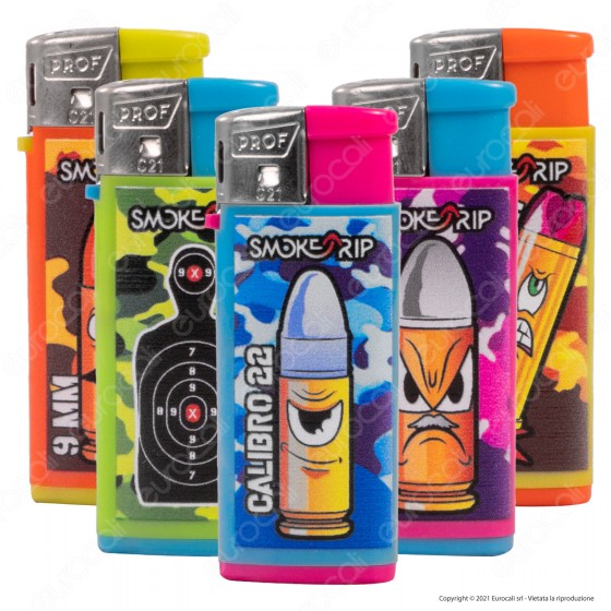 SmokeTrip Color Accendino Elettronico Mini Fantasia Bullets - Serie SmokeTrip Color Accendino Elettronico Mini Fantasia Bullets - Serie