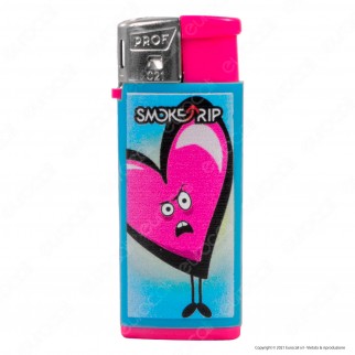 SmokeTrip Color Accendino Elettronico Mini Fantasia Hearts - Box da