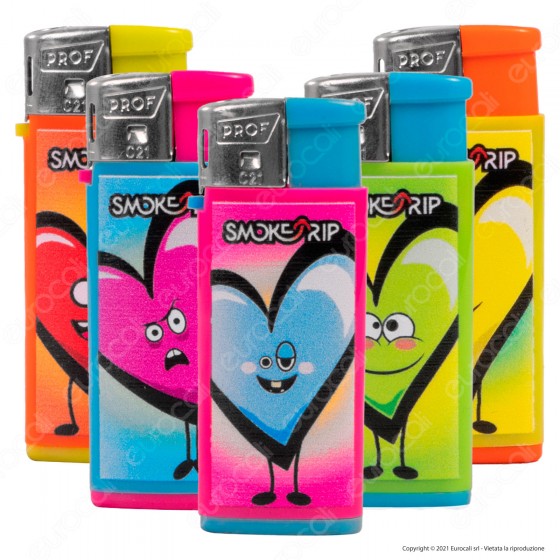 SmokeTrip Color Accendino Elettronico Mini Fantasia Hearts - Serie da SmokeTrip Color Accendino Elettronico Mini Fantasia Hearts - Serie da