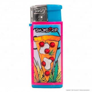 SmokeTrip Color Accendino Elettronico Mini Fantasia Pizzas - Serie da
