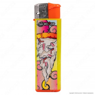 SmokeTrip Color Accendino Elettronico Large Fantasia Pizzas - Box da