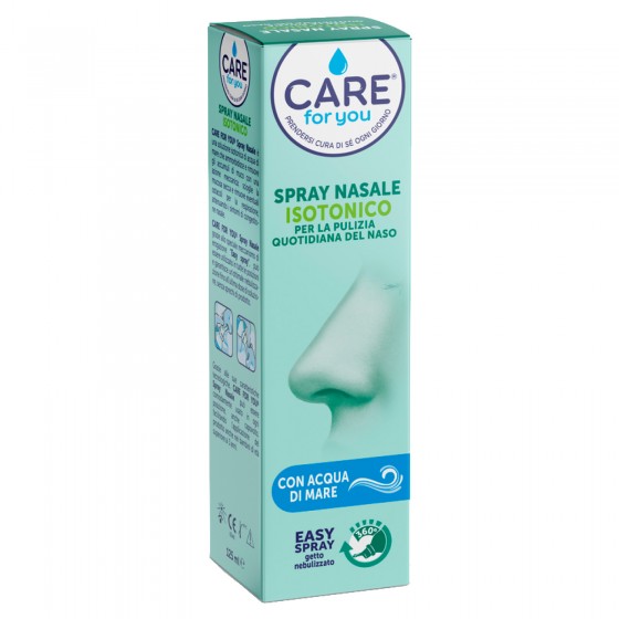 Care For You Spray Nasale Isotonico per Pulizia Quotidiana Naso con Care For You Spray Nasale Isotonico per Pulizia Quotidiana Naso con