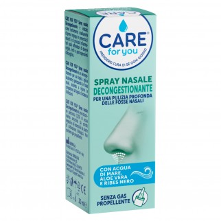 Care For You Spray Nasale Decongestionante per Pulizia Profonda Naso