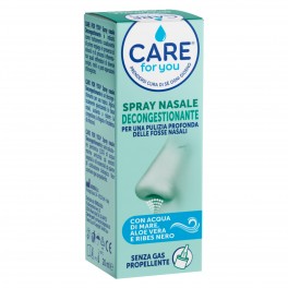 Care For You Spray Nasale Decongestionante per Pulizia Profonda Naso