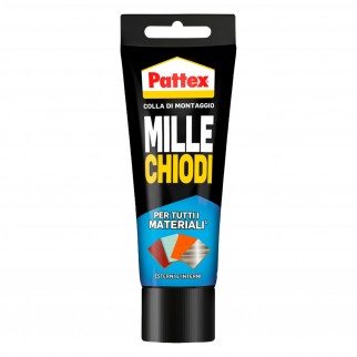 Pattex Mille Chiodi Esterni e Interni Adesivo per Tutti i