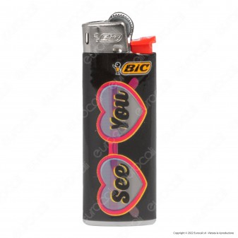 Bic Mini J25 Accendino Piccolo Fantasia See You - Box da 50 Accendini