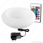 Immagine 1 - Portafrutta Multicolor LED RGB+W 1,5W Ricaricabile con Telecomando IP