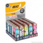 Bic Mini J25 Accendino Piccolo Fantasia Riccio - Box da 50 Accendini