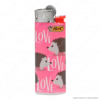 Bic Mini J25 Accendino Piccolo Fantasia Riccio - Box da 50 Accendini