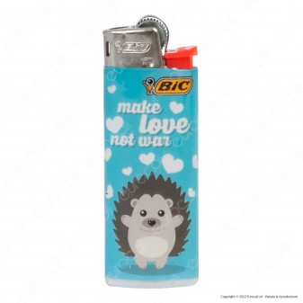 Bic Mini J25 Accendino Piccolo Fantasia Riccio - Box da 50 Accendini