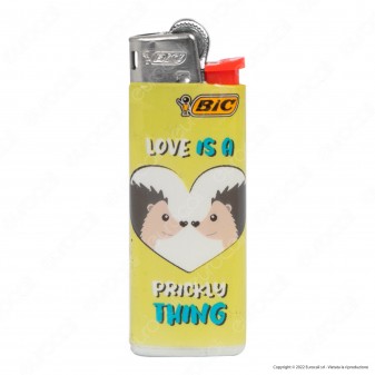 Bic Mini J25 Accendino Piccolo Fantasia Riccio - Box da 50 Accendini