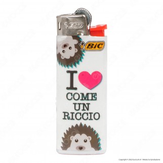 Bic Mini J25 Accendino Piccolo Fantasia Riccio - Box da 50 Accendini