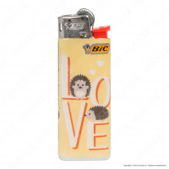 Bic Mini J25 Accendino Piccolo Fantasia Riccio - Box da 50 Accendini