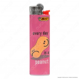 Bic Slim J23 Accendino Medio Fantasia Peanut - Box da 50 Accendini