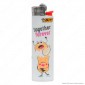 Immagine 2 - Bic Slim J23 Accendino Medio Fantasia Peanut - Serie da 5 Accendini