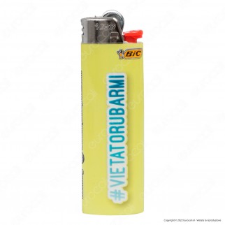Bic Maxi J26 Accendino Grande Fantasia Hashtag - Serie da 5 Accendini