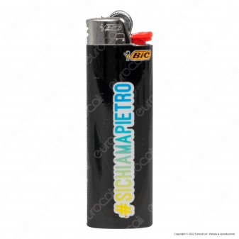 Bic Maxi J26 Accendino Grande Fantasia Hashtag - Serie da 5 Accendini