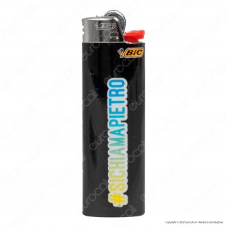 Bic Maxi J26 Accendino Grande Fantasia Hashtag - Serie da 5 Accendini