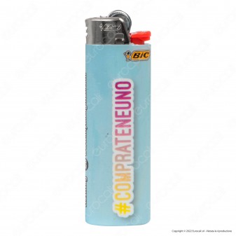 Bic Maxi J26 Accendino Grande Fantasia Hashtag - Serie da 5 Accendini