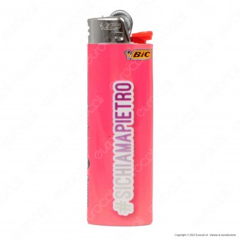 Bic Maxi J26 Accendino Grande Fantasia Hashtag - Serie da 5 Accendini
