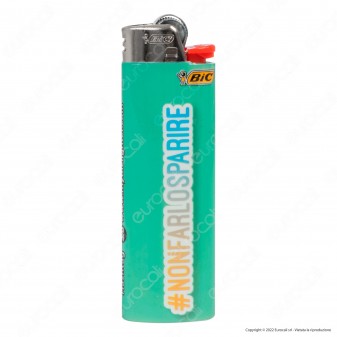 Bic Maxi J26 Accendino Grande Fantasia Hashtag - Box da 50 Accendini